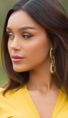 Sexy Statement earrings Gold