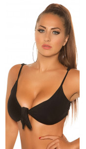 MIX IT!!Sexy KouCla bikini top with removable pads Black