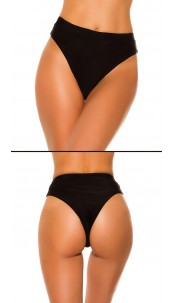 Mix it!!! sexy bikini slip hoge taille zwart