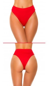 Mix it!!! sexy bikini slip hoge taille rood