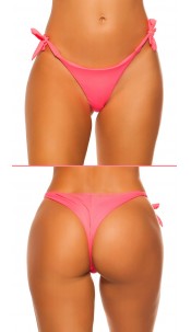 Mix it!!! sexy bikini slip om te binden neonkoraal-kleurig