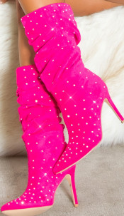 Musthaveglitter ankle boots Pink