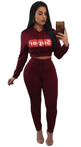 Super two-piece set Red